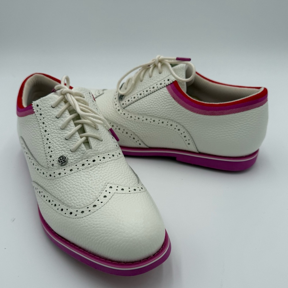 G/FORE G4 Women's Leather Limited Gallivanter Full Lace Up Golf‎ Shoes 11 NWOT
